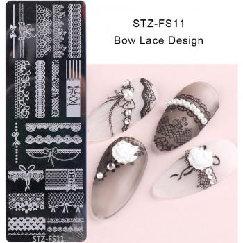 Leopard Print Nail Stamping Template PPSTZ-FS