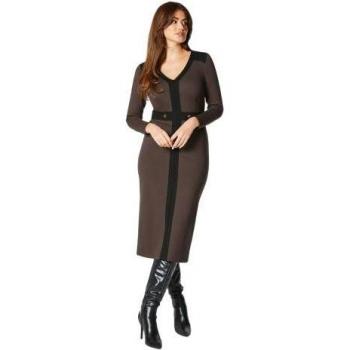 Khaki Midikleid für Damen von Principles mit Kontrast