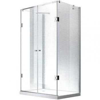 Hagen Duschkabine Ares U‑Form 80x120 cm – 8 mm Esg‑Glas