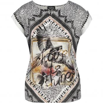 TAIFUN Shirt 1/2 ARM Größe 38 Schwarz