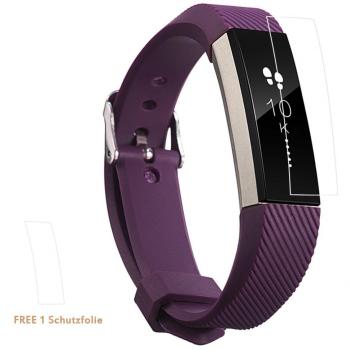 Ersatzarmband für Fitbit Alta und Alta HR, TPU Silikon, verstellbar, mit Metallschließe