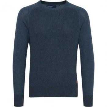 Navy‑Strickpullover mit abgesetzten Akzenten, BHGandolf
