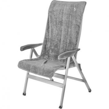 Cover Silla Bo-Camp M Tela Rizada Gris