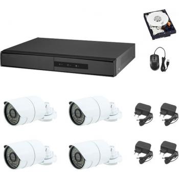 Pacchetto Videosorveglianza Cloud DVR 8X4, 5MP AHD CCD Sony 320GB