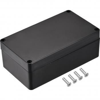 Boîte de jonction électrique étanche ABS 158x90x60mm, noir, paquet de 2