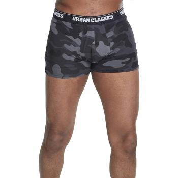 Urban Classics Paquete de 2 Pantalones Cortos Boxer, Camuflaje Oscuro, XL para Hombre