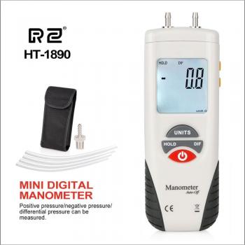 RZ Dual‑Range Tire & Air Conditioning Manometer – 55 hPa/ +55 hPa Digital Display