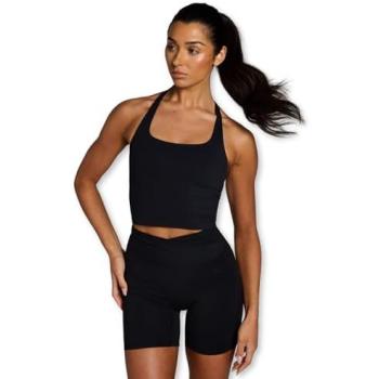 MyProtein Tempo Racerback Vest for Women – Black, Size XS