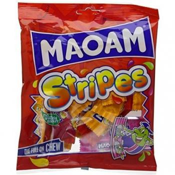 Maoam Stripes Fruit Treats – 12 Bags of 140 g (1.7 kg)