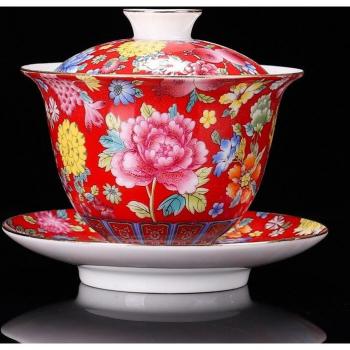 Taza de Cerámica con Estilo Oriental