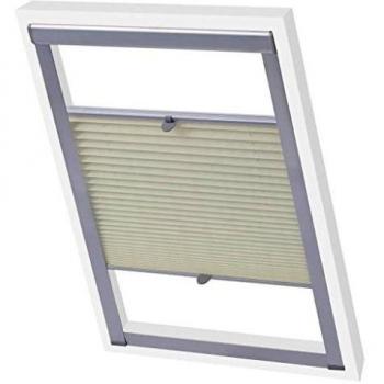 VidaXL Pleated Cream Window Coverings S06/606