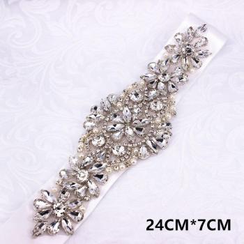 Women's Rhinestone Sash Belt