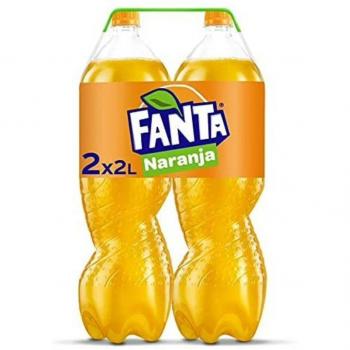 Bebida Refrescante Fanta Naranja Transparente (2 x 2 L)