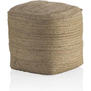 Tapis de Salon Jute Marron GEESE HOME 40×40 cm