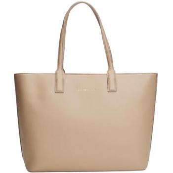 Shopper Tommy Hilfiger Logotape Beige
