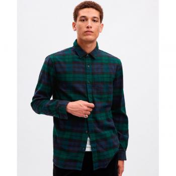 Gap Camisa de franela 100% algodón orgánico para hombre