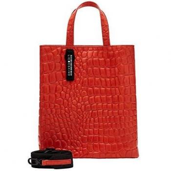Liebeskind Berlin Paperbag/Tote Medium Croco, orange, Größe N