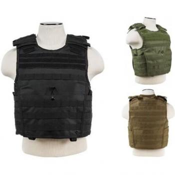 NcSTAR 11x14 Tactical Plate Carrier Vest, Black