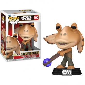 FIGURINE FUNKO POP JAR JAR BINKS AVEC BOULE BOOMA