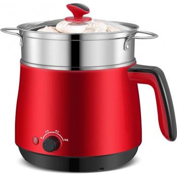 Insulated 1.5L Electric Caldron – Red