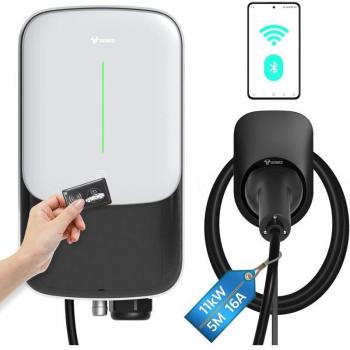 Wallbox Pro 11 kW – Estación de Carga Eléctrica con RFID y Seguridad Trifásica