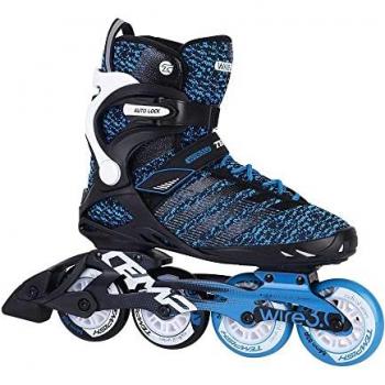 Inline-Skates Wire 3.0 84mm Softboot Schwarz-Blau Größe 40