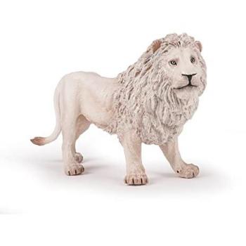 Large White Lion Toy Figure (50185)