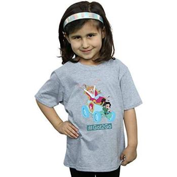 Children’s Disney Grey T-Shirt, Wreck It Ralph & Cinderella – 12‑13