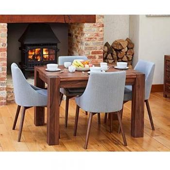 Elegant Walnut Table with 4 Matching Chairs