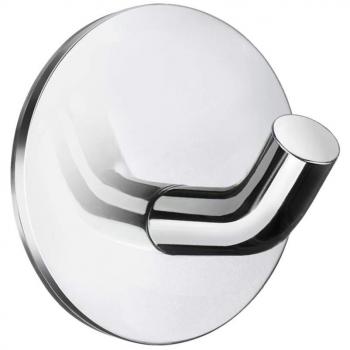 Smedbo UK Silver Towel Hook – Wall-Mounted Chrome Storage