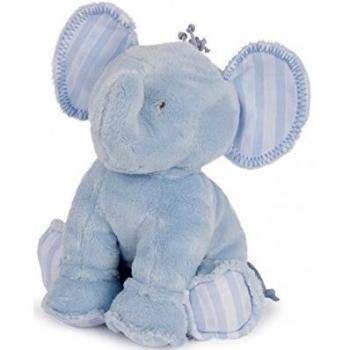 Peluche 25 cm Éléphant Ferdinand Bleu par Tartine et Chocolat