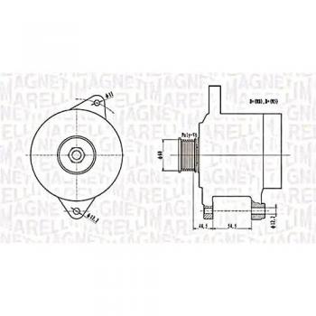 Alternateur 063731718010 de MAGNETI MARELLI