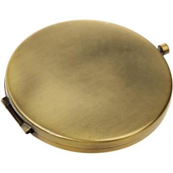 Classic Compact Double‑Sided Cosmetic Mirror – Folding Design