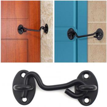 Heavy-Duty Black Sliding Door Hanger