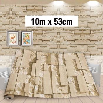 Luxury 3D Stone Brick Wall Sticker