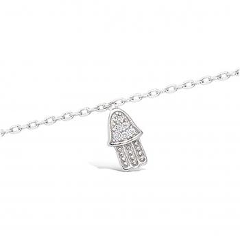 Catenella Argento Bianco “Mano di Fatma” Lily K9139