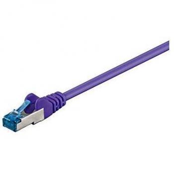 Goobay 93748 CAT 6a Câble de Liaison S/FTP Violet 2 mètres