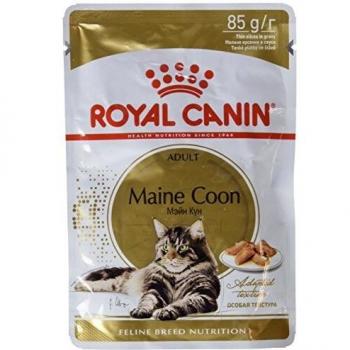 Alimento húmedo ROYAL CANIN MAINE COON Paté, Caja 12 Sobres x 85 gr