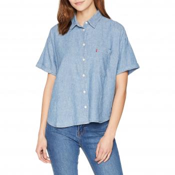 Chemise Levi's Maxine, Bleu (Light Mid Wash 0001), Small Femme