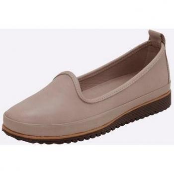 Helline Chaussures de sport cuir avec semelle amovible
