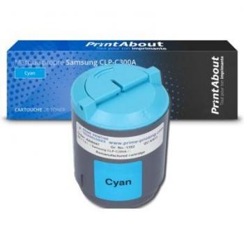 PrintAbout Ersatztoner Samsung CLP-C300A – Cyan‑Toner
