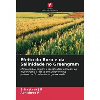 J P, Srivastava: Efeito do Boro e da Salinidade no Greengram