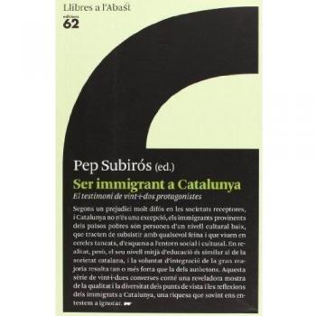 Ser immigrant a catalunya (Tapa blanda).