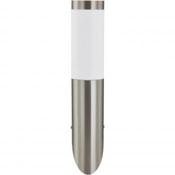 Lindby Stainless Steel Outdoor Wall Light Statius with Motion Sensor