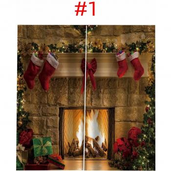 Luces de Nieve: Cortinas Decorativas de Navidad (Paquete de 2)