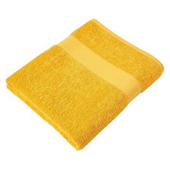 Drap de bain en coton turc ocre 100 x 180 cm ultra absorbant