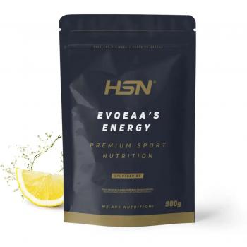 HSN EvoEAA’s Energy Limón 500 g – Fórmula de 9 Aminoácidos Esenciales con Café y Vitaminas