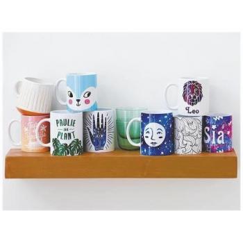 4 Feuilles de transfert pour impression sur mugs
