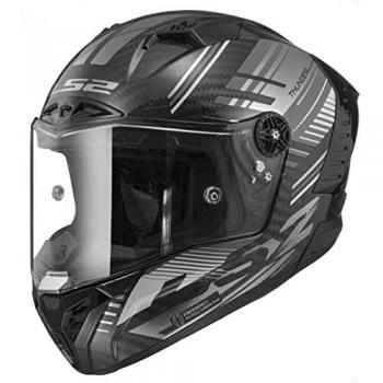 Casco Integral LS2 FF805 Thunder Carbon Volt Gloss Matt Black Grey XS