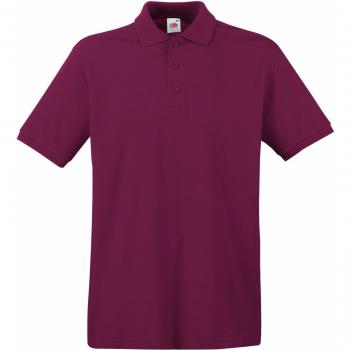 Polo de Manga Corta Premium Borgoña